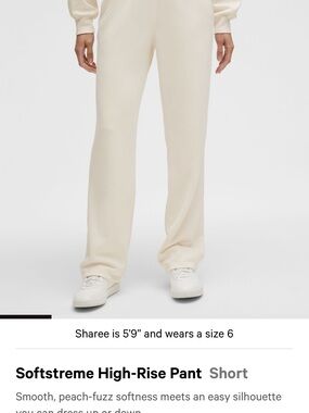 Lululemon Softstreme Pant Size 4